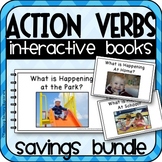 Action Verbs (SVO) Interactive Adapted Books Bundle