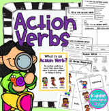 Action Verbs Worksheets and Sort Cards