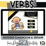 Action Verbs and Verb Tenses FREE Digital Activities