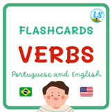 Action Verbs in Portuguese and English FLASHCARDS Verbos e