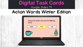 Preview of Action Words | Verb Activity | Digital Activity