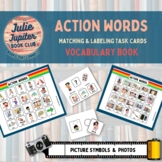 Action Words Vocabulary Book and Task Cards