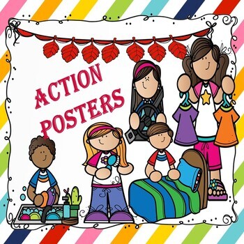 Action posters by ENGLISH UNIVERSE | Teachers Pay Teachers