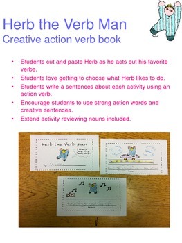 action verbs creative writing