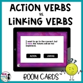Action vs. Linking Verbs | Digital Boom Cards