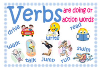 Preview of Action words (Verbs)