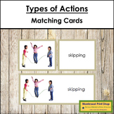 Types of Actions - Words & Picture Cards (Vocabulary, ESL)
