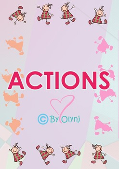 Preview of Actions flashcards.