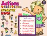 Actions (verbs) NO PREP Interactive Power Point Lesson + G