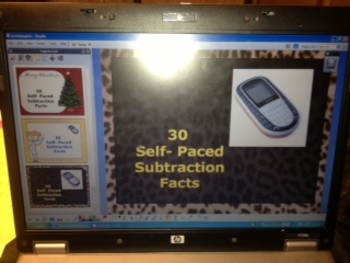 Preview of ActivInspire Flipchart - 30 Self Paced Subtraction Facts - K-5 - CCSS grades 1-5