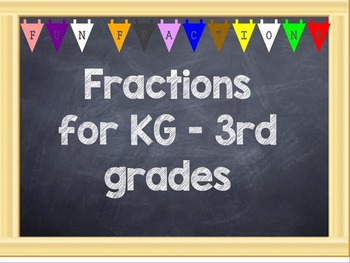 Preview of ActivInspire - Fractions from KG to 3rd Grade
