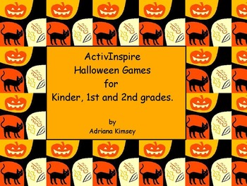 Preview of ActivInspire Halloween Activites, Crafts & Sight Words Games Bundle
