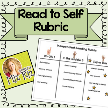 Preview of ActivInspire Independent Reading Rubric