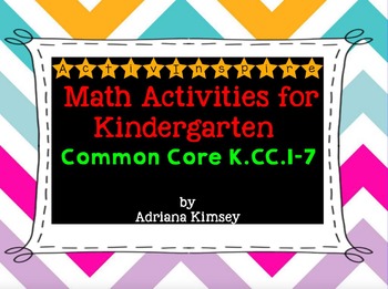 Preview of ActivInspire Math Common Core K.CC.1-7