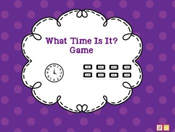 Preview of "ActivInspire - What Time Is It? Game" FREEBIE