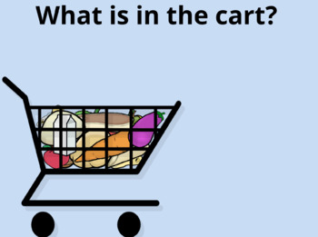 Preview of ActivInspire- What's in the cart? (Flipchart)