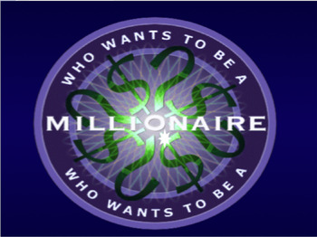 Preview of ActivInspire Who Wants to be a Millionaire template