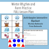 ActivInspire Winter Rhythm and Form Practice FULL Lesson