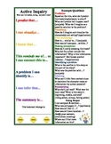Active Inquiry Think Aloud Bookmark