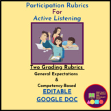 Active Listening - Class Participation Rubrics