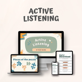 Preview of Active Listening Elementary Social Skills Lesson