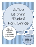Active Listening Hand Signals for Student Responses
