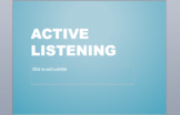 Active Listening Lesson, Activity, and Exit Ticket