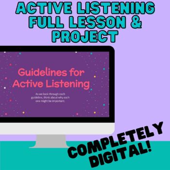Preview of Active Listening Lesson - Help your students learn to listen!