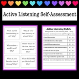Active Listening Practice - Question Cards & Student Self-