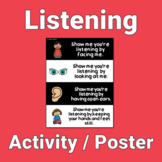 Active Listening Poster (Show Me You're Listening By...)