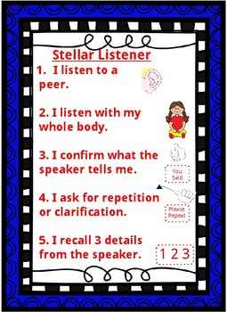 Preview of Active Listening Speech Activities