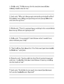 6th grade listening comprehension test pdf