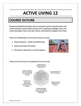 Preview of Active Living 12 COURE OUTLINE and PROGRESS CHART