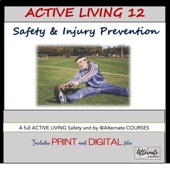 Preview of Active Living 12 Unit 2: Safety and Injury Prevention WORKBOOK and KEY