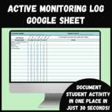 Active Monitoring Log - Google Sheet