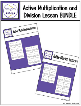 Preview of Active Multiplication and Division Lesson BUNDLE