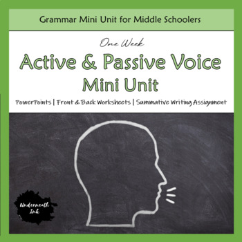 Preview of Active & Passive Voice Mini Unit