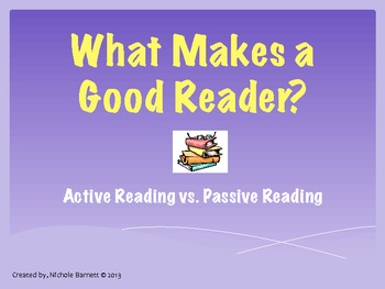Preview of Active Readers vs Passive Readers