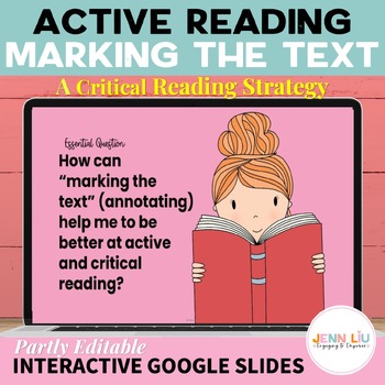 Preview of Reading Comprehension Strategies - Annotating/Marking the Text Study Skills