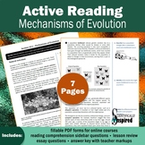 Active Reading Comprehension: Evolution & Natural Selectio
