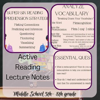 Preview of Active Reading Strategies Powerpoint Presentation