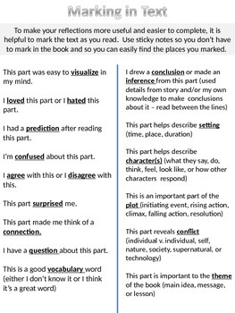 Preview of Active Reading and Reading Response Guidelines
