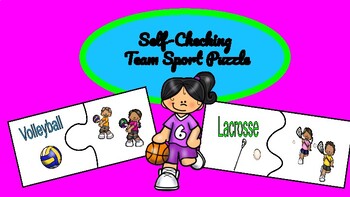 Preview of Active Self-Checking Team Sports Puzzle Match