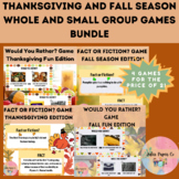 Active Thanksgiving and Fall Season Games Bundle- Online, 