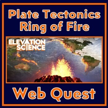 Preview of Plate Tectonics Volcanoes In the Ring of Fire Activity Webquest