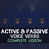 Active and Passive Voice Lesson Google Slideshow - Include