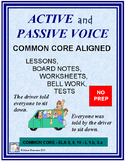 ACTIVE and PASSIVE VOICE No Prep Grammar Unit