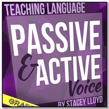 Preview of Active and Passive Voice: Teaching Pack