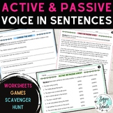 Active and Passive Voice Worksheets and Activities