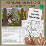 Active or Passive Voice -Color by Number- Differentiated